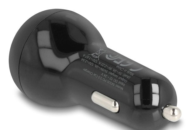 Delock Kfz Ladeadapter 2 X Usb Type-C Pd 3.0 Mit 40 W