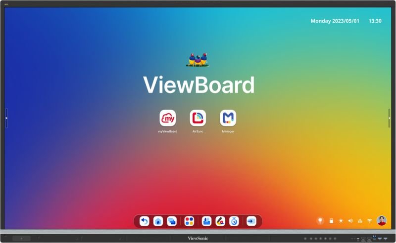 163,8cm 64,5" (3840x2160) Viewsonic Ifp6551-3c 16:9 4k Tft Lcd 6,5ms Hdmi Displayport Usb-C Usb Lan Vesa Speaker Touch