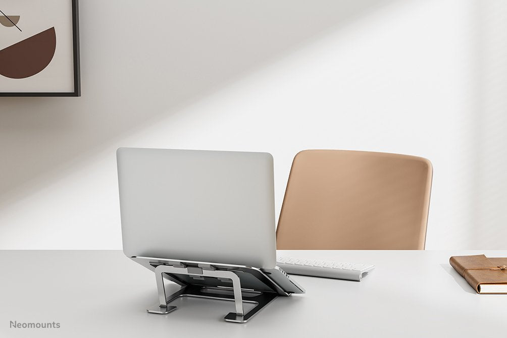 Newstar Soporte Portatil De Hasta 17 "Max 10kg, Plegable, Plata