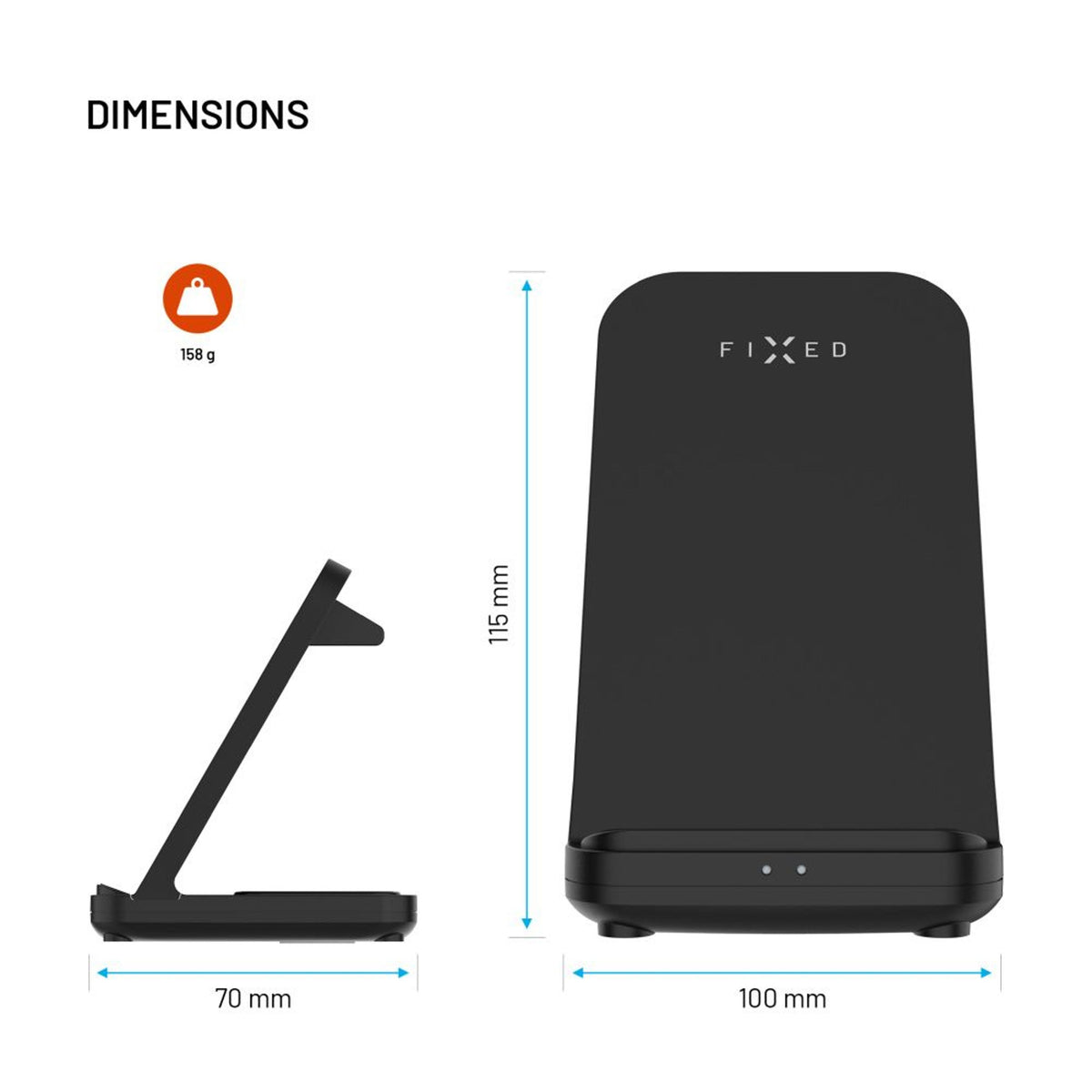 EAN 8591680182077 - FIXED FIXPOS-U-BK cargador de dispositivo móvil Reloj inteligente, Smartphone, Auriculares Negro USB Carg imagen 7