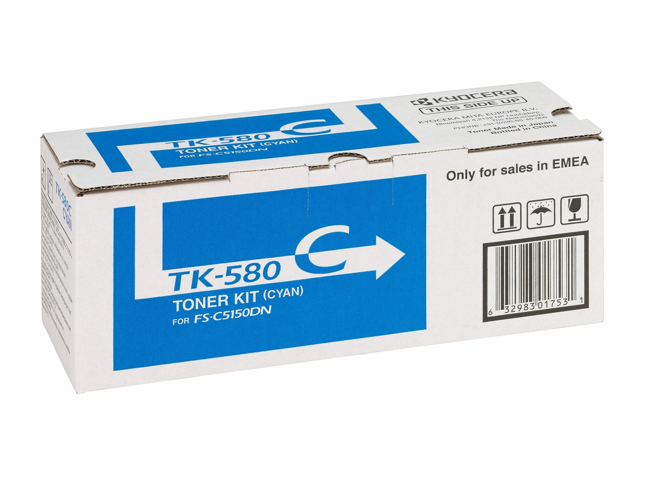 EAN 0632983017371 - KYOCERA TK-580C cartucho de tóner 1 pieza(s) Original Cian imagen 2