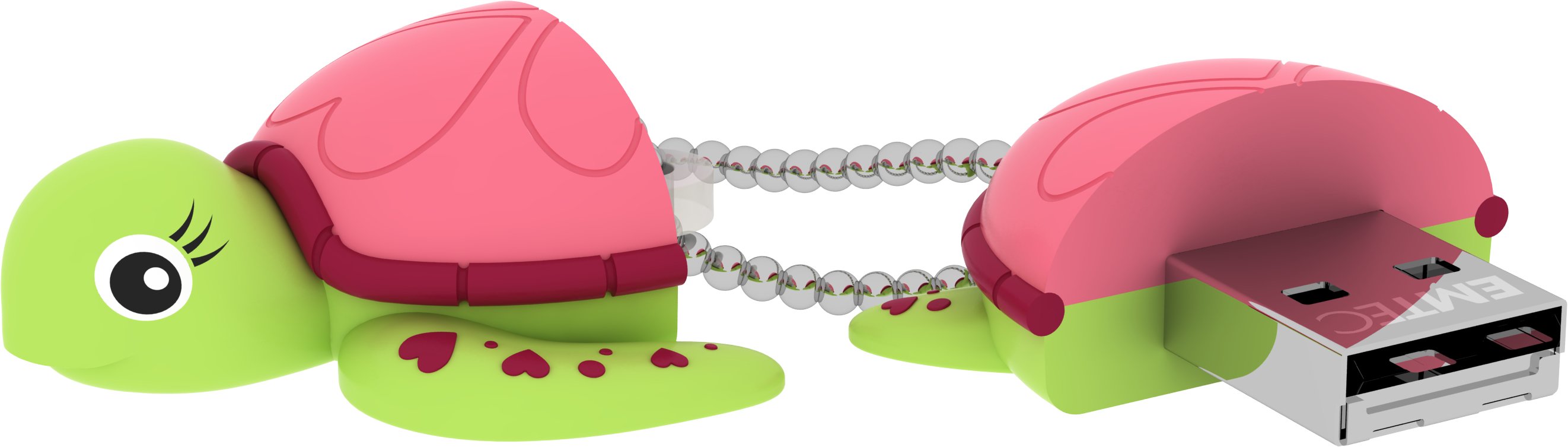 Pendrive Emtec Usb-Stick 16 Gb M335 Usb 2.0 Animalitos Lady Turtle