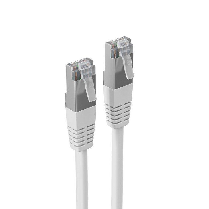 Cable De Conexión De Red Shiverpeaks Cat6, S Ftp, Lzsh, Blanco 5m