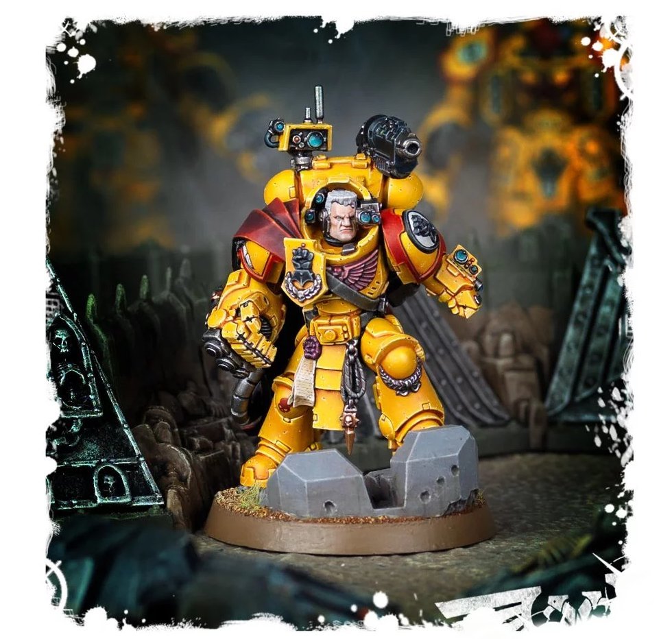 Warhammer 40k - Space Marines Chapelain En Armure Terminator
