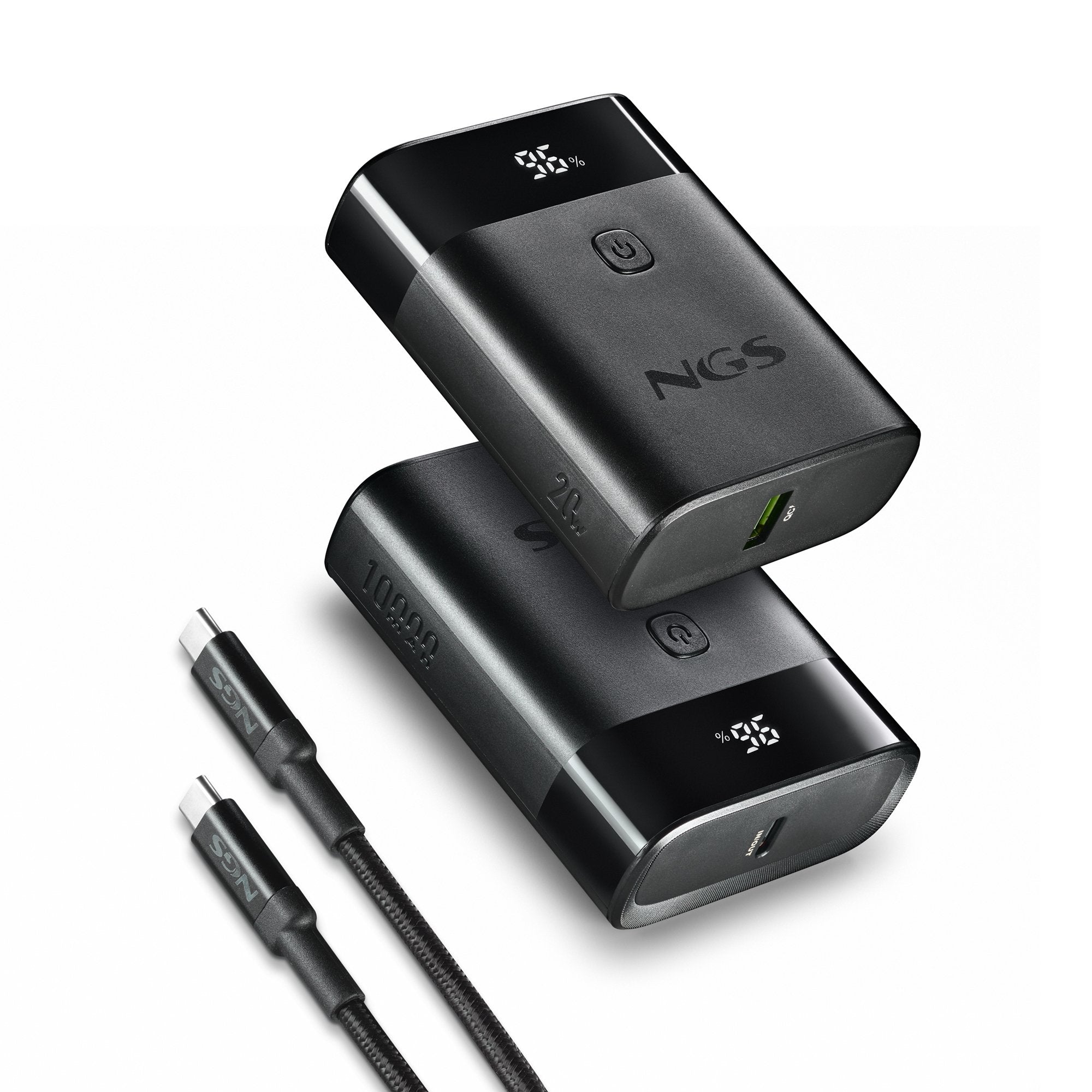 EAN 8435430626407 - NGS TWIX 10 10000 mAh Negro imagen 3