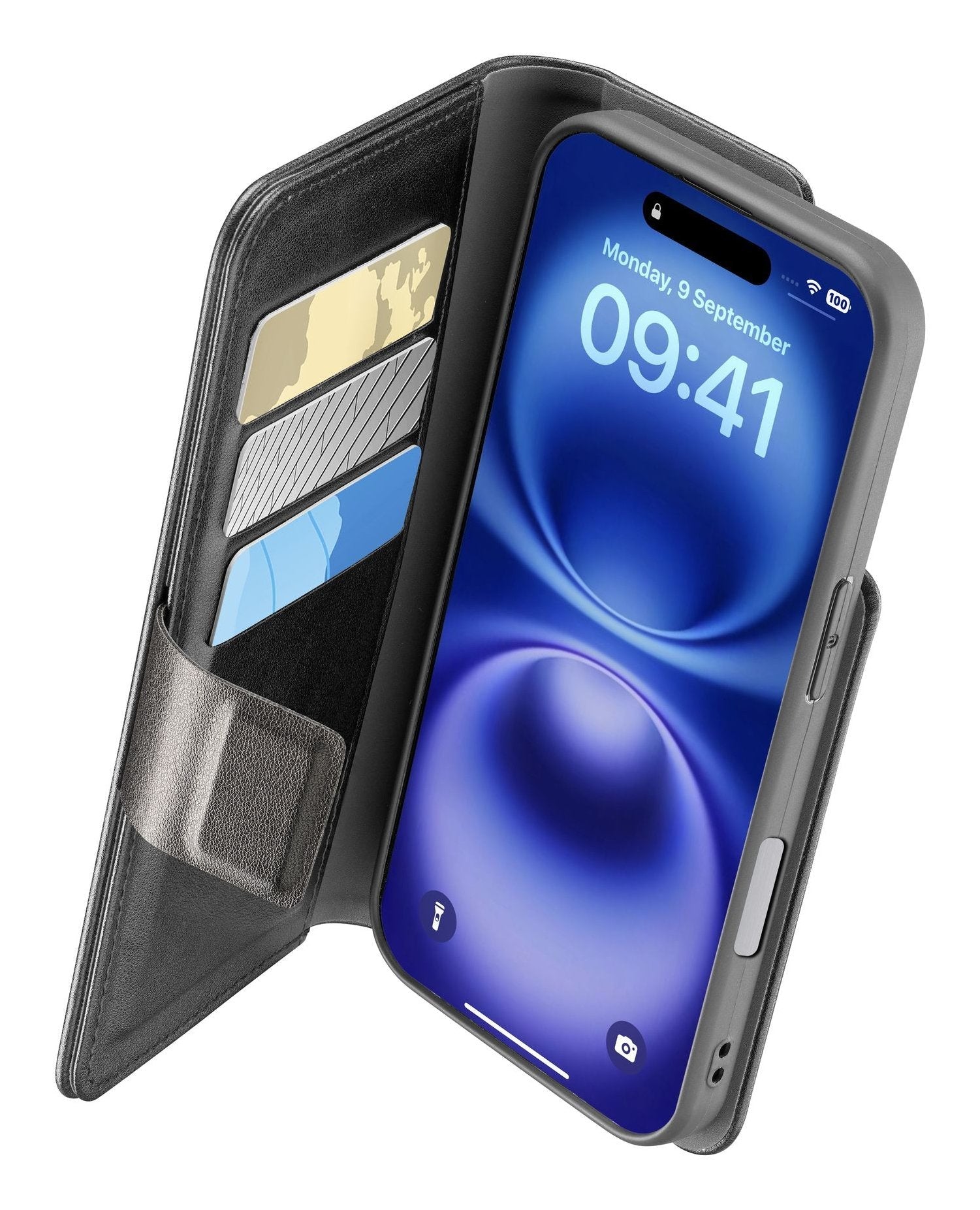 Cellularline Book Agenda 2 Case Iphone 16 Negro