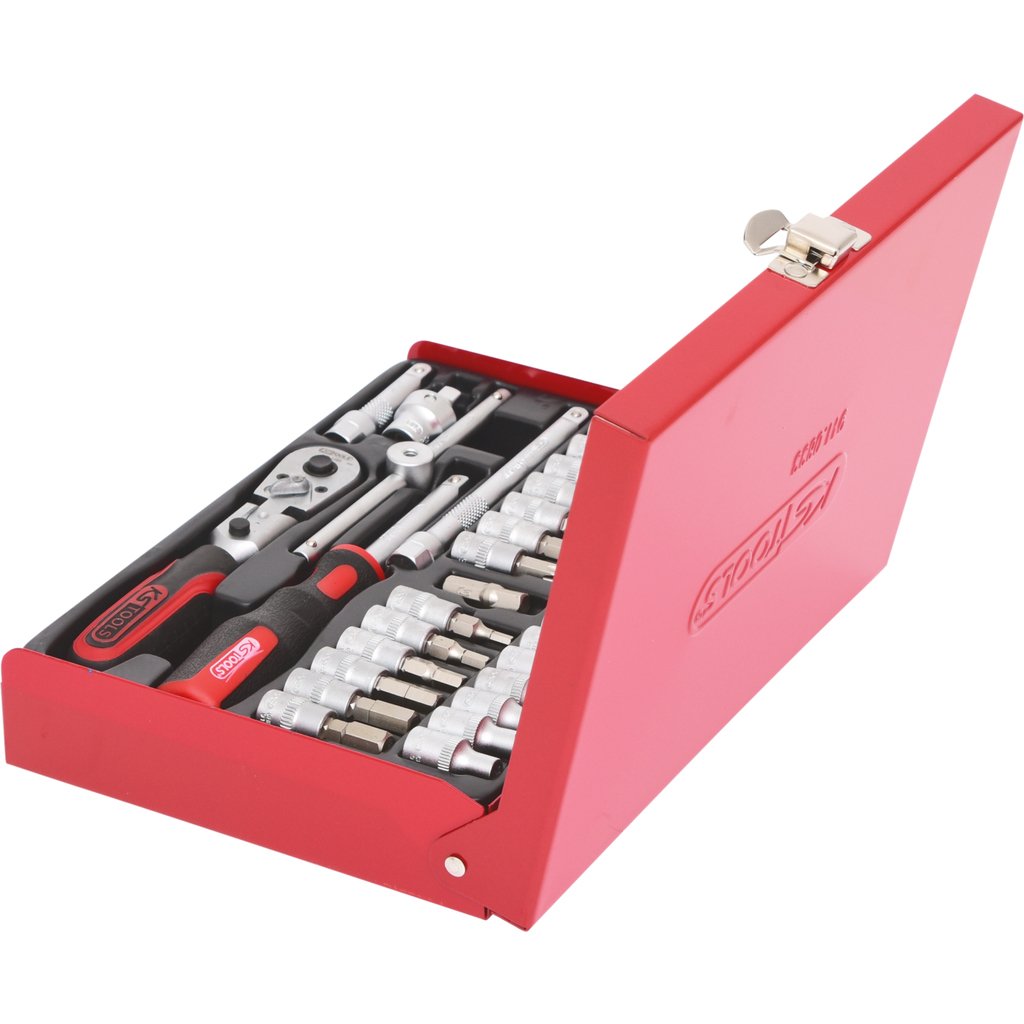 Ks Tools Knarre - 33 Uds. - 1/4" - In Maletín