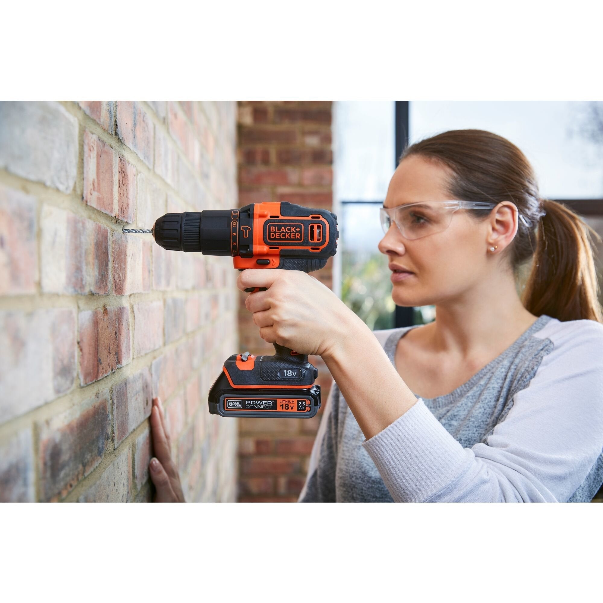 Black & Decker Bdchd18k 1400 Rpm Negro, Naranja