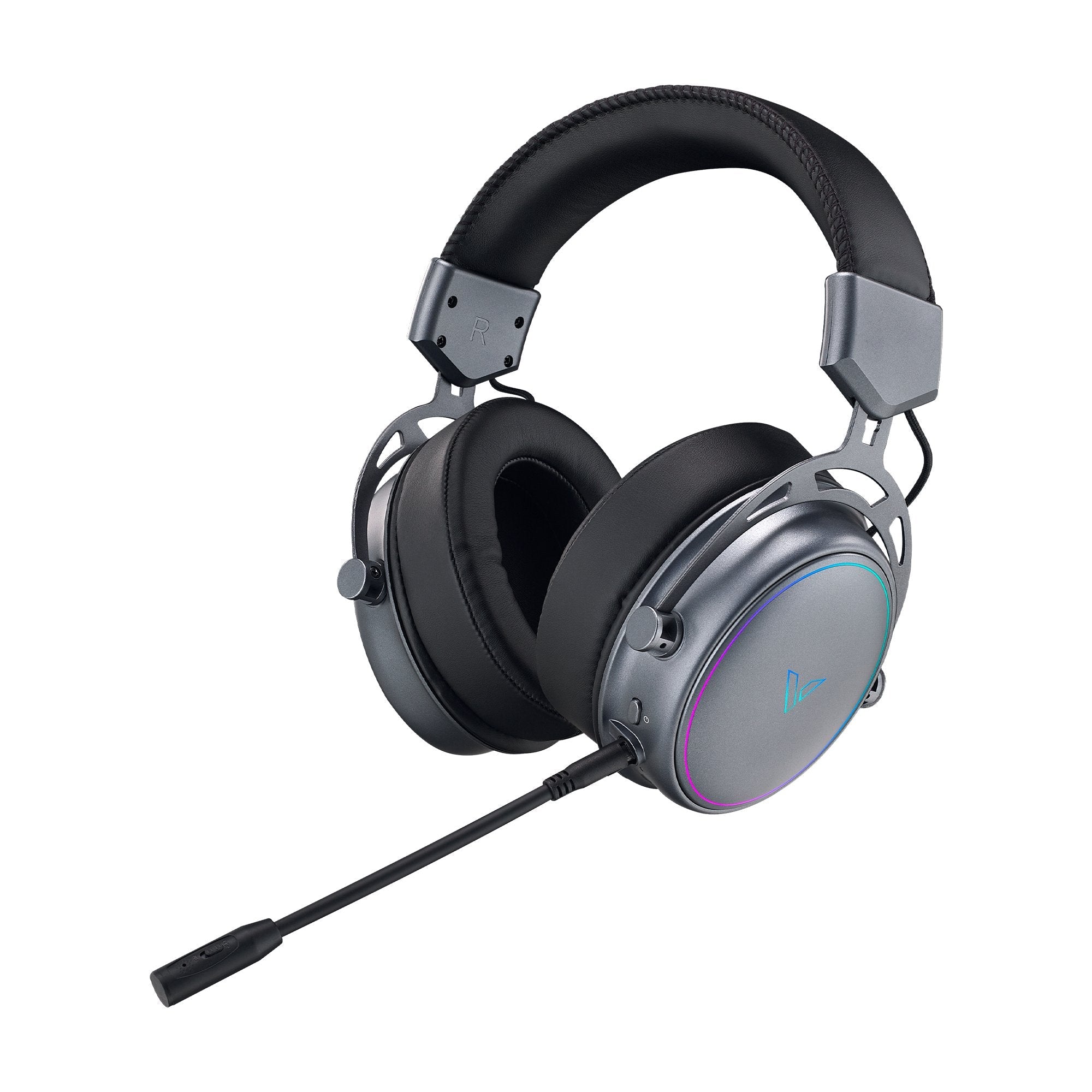Headset Bluetooth Rapoo Vh800 Rgb Plegables 2.4ghz Bt5.2 Bateria 46h Negro