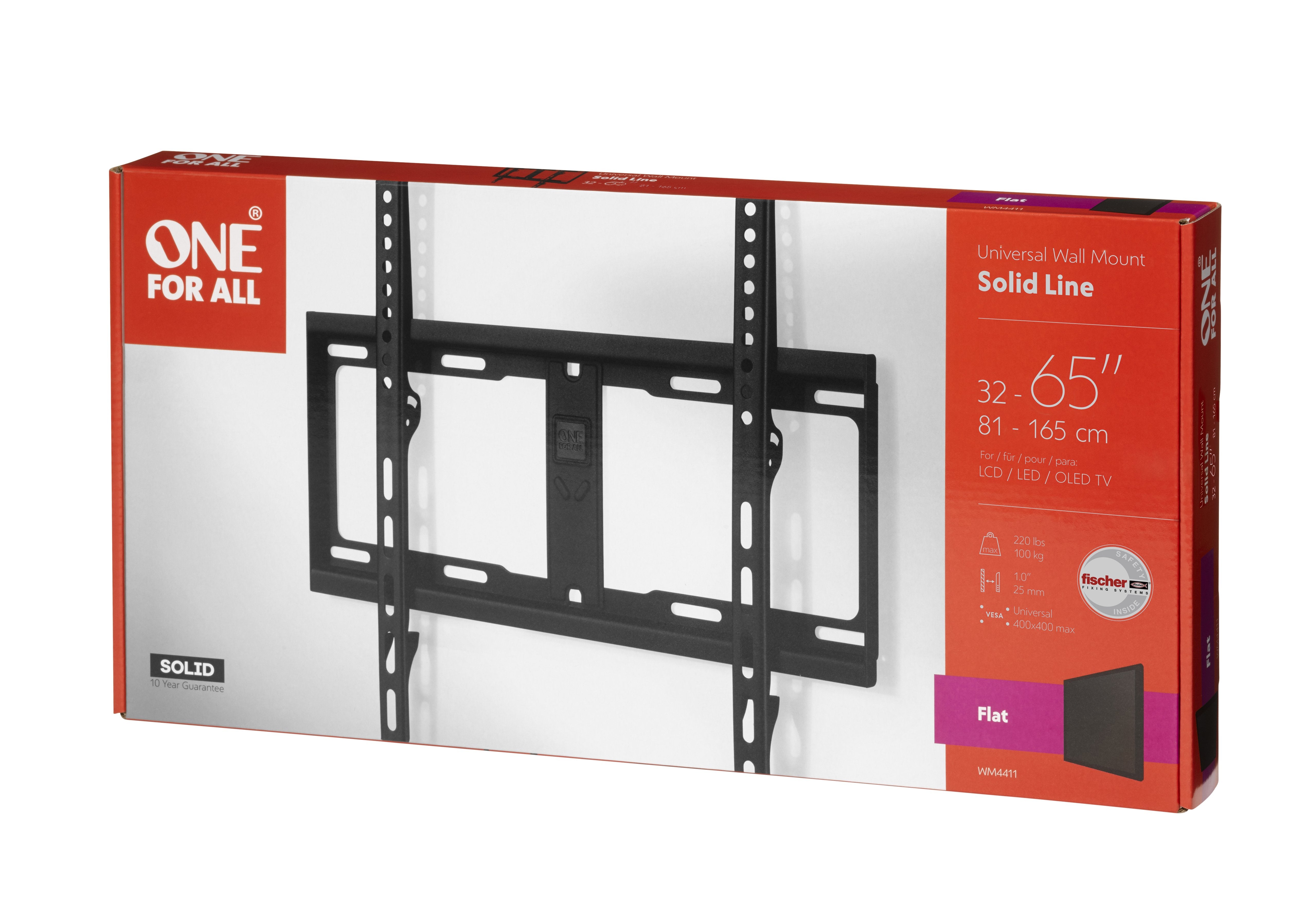 EAN 8716184064456 - One For All Solid 165,1 cm (65") Negro imagen 3