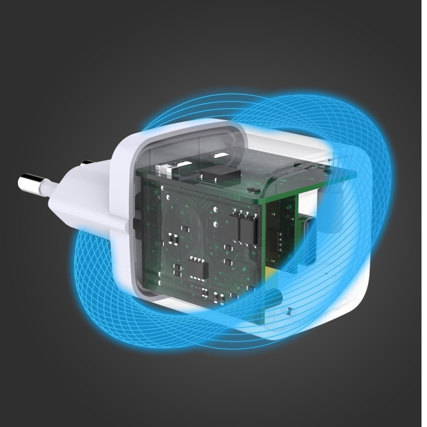 EAN 8021735192329 - Celly TC1USBC30WWH cargador de dispositivo móvil Smartphone, Reloj inteligente, Tableta Blanco Corriente imagen 3