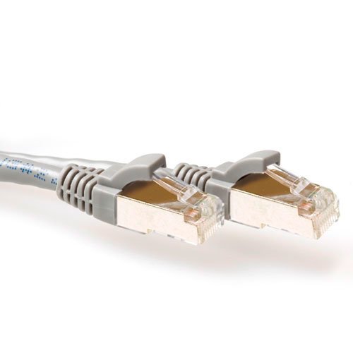 Gris 15 Meter Sftp Cat6a Patch Cable Snagless With Rj45 Connectors