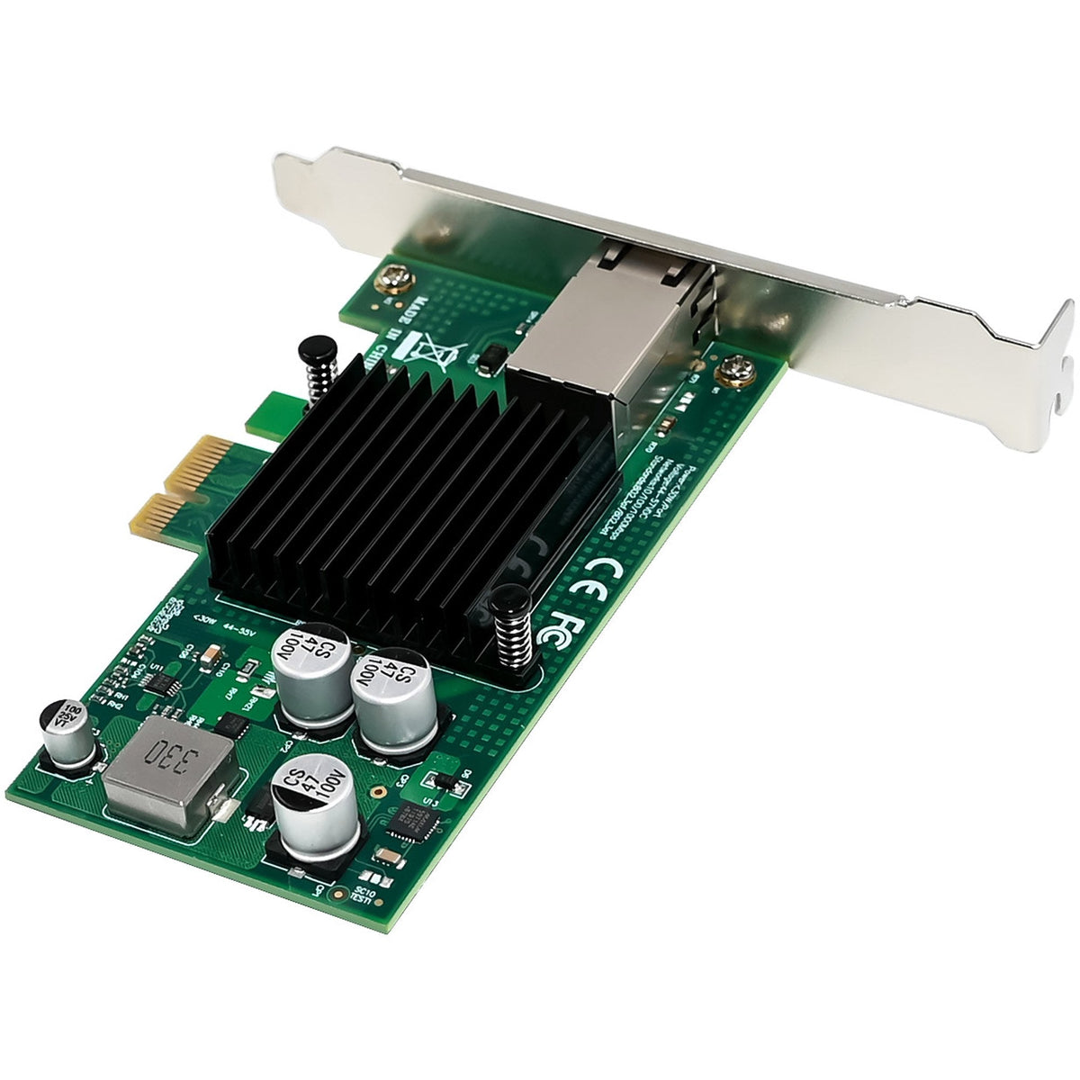 Inline Gigabit Tarjeta De Red - 1x Rj45 1 Gb/S - Pcie X1 - Poe+