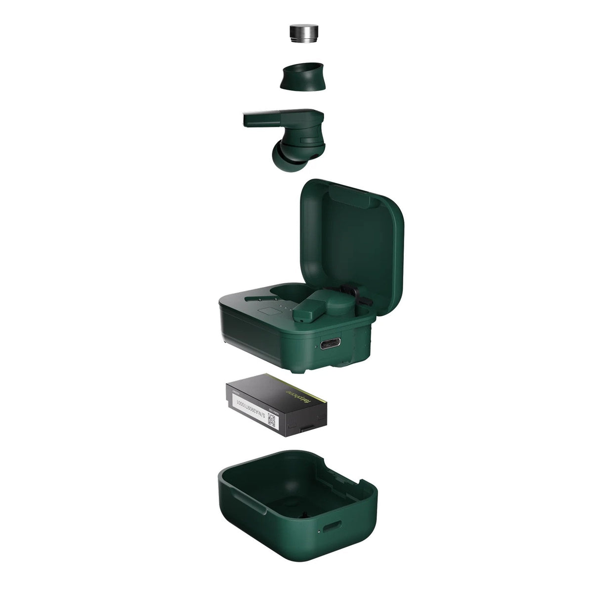 Fairphone Fairbuds 2 (Verde, Bluetooth, Usb-C, Anc, Lossless Audio Support)
