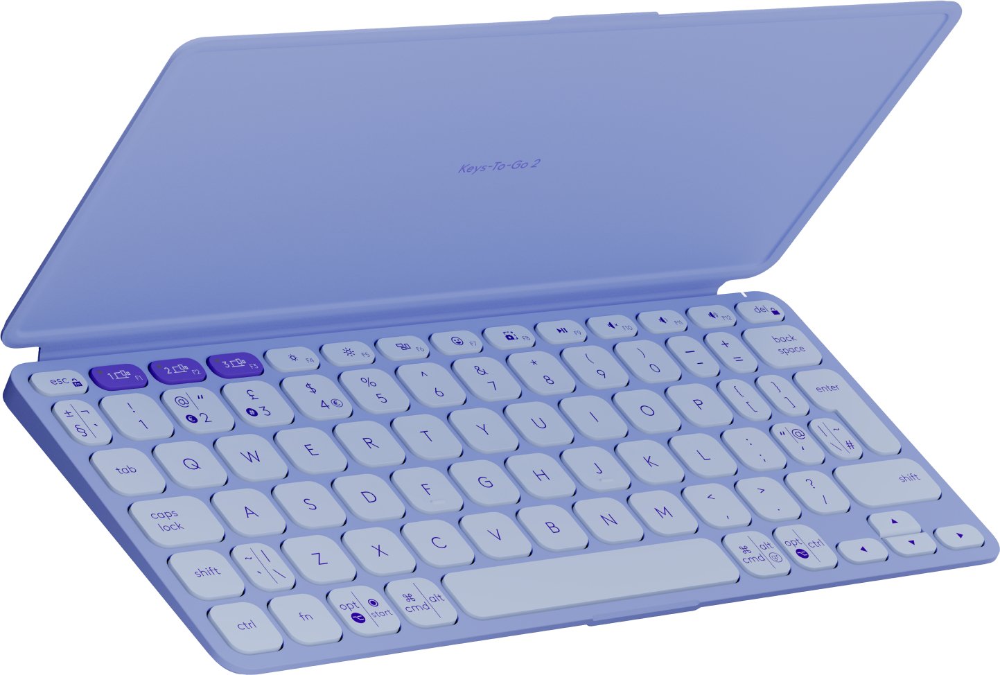EAN 5099206126121 - Logitech 920-012986 teclado para móvil QWERTY Internacional de EE.UU. Bluetooth Lila imagen 1