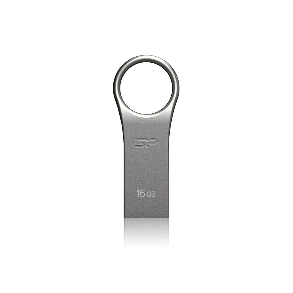 Pendrive 16gb Silicon Power Usb2.0 F80 Silver/Zinc Case