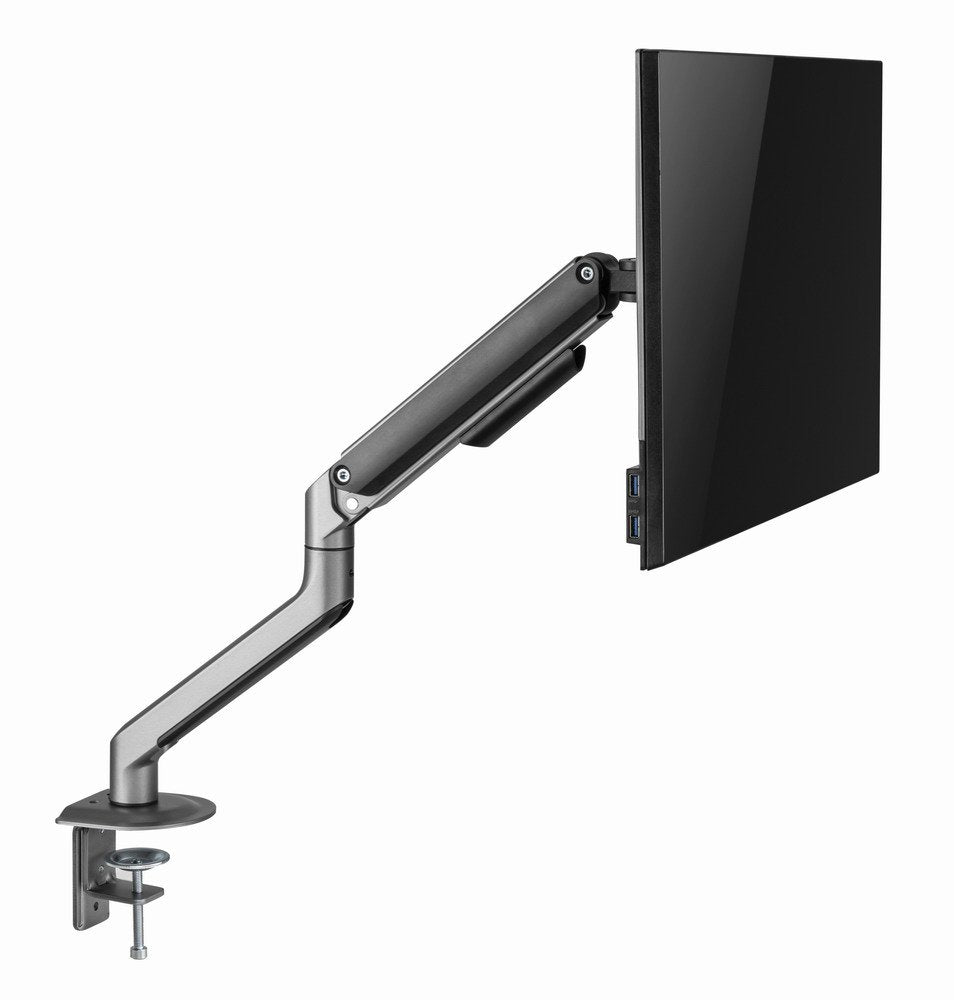 Gembird Desk Mounted Adjustable Monitor Arm Space Grey