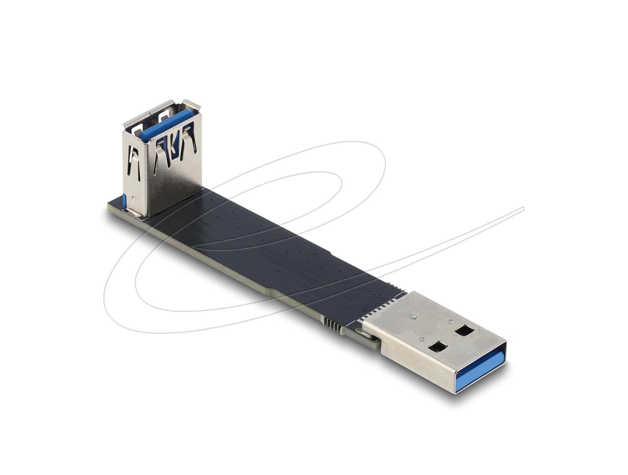 Delock Usb 10 Gbps Adapter Usb Typ-A Buchse Zu Stecker Gewinkelt 90°