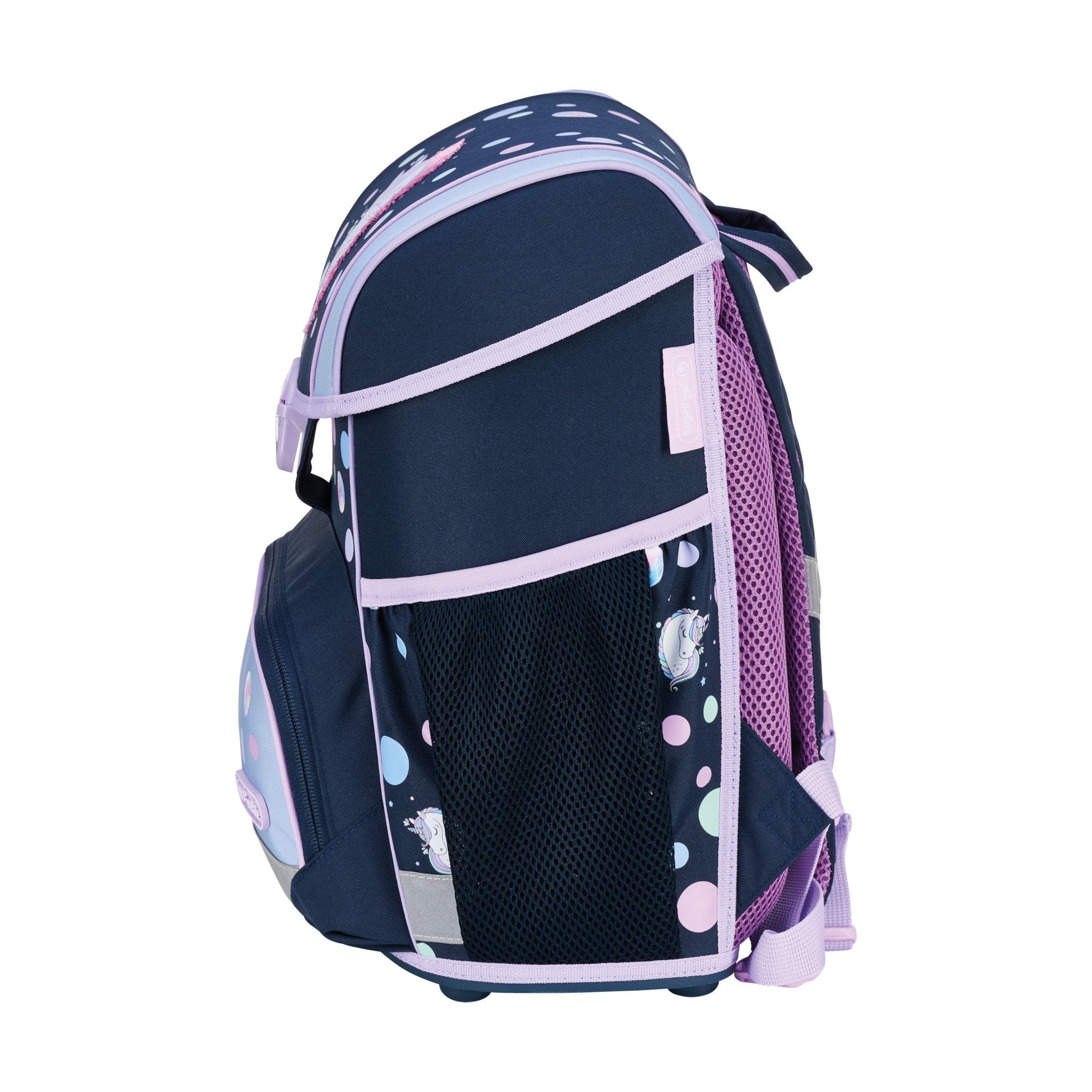 EAN 4008110396880 - Herlitz Loop Plus Unicorn Dreams juego de mochila escolar Chica Poliéster Azul oscuro, Rosa imagen 5