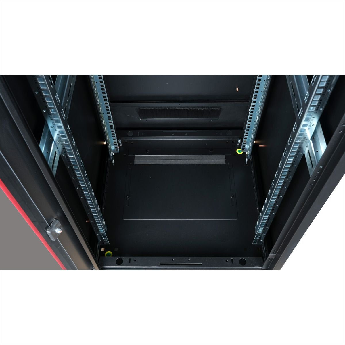 Roline 19-Zoll Netzwerkschrank Pro 26 He, 600x600 Bxt Glastr Schwarz