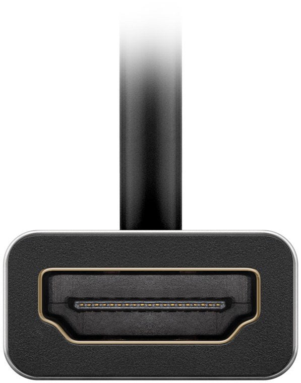 Adaptador Goobay Usb-C 4.0 > Hdmi(Negro/Plata, 15cm)