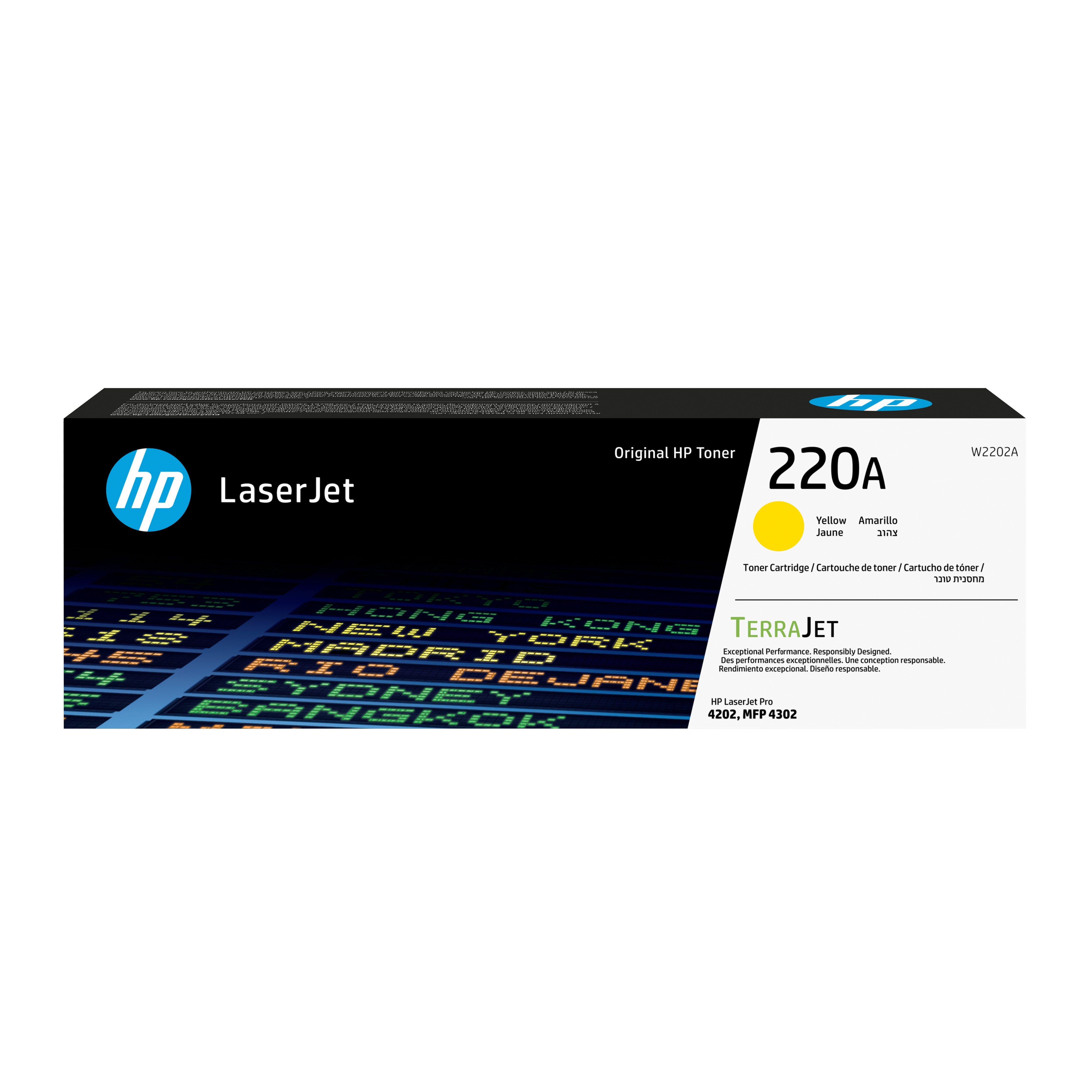 EAN 0193808760273 - HP 220A Ylw LaserJet Toner Cartridge cartucho de tóner 1 pieza(s) imagen 1
