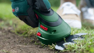 Bosch Juego De Tijeras Cortacésped A Batería Isio (3,6 V, Anchura De La Sierra: 8 Cm, En Bolsa Blanda) 0600833106