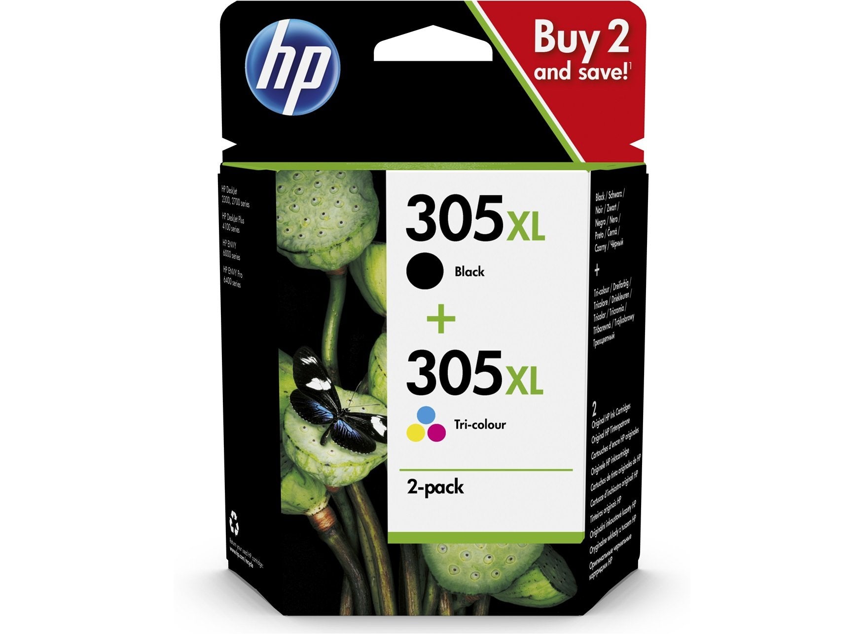 Hp Multipack Negro / Varios Colores 6za94ae Mcvp 305 Xl