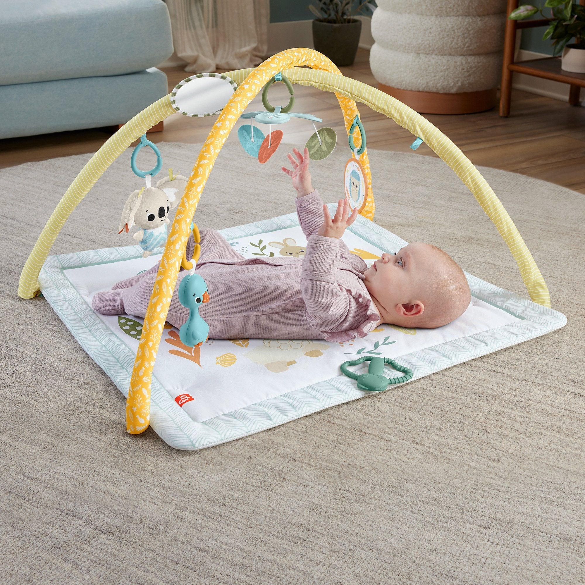 EAN 0194735171385 - Fisher-Price Sensimals HRB15 gimnasio para bebé y tapete de juego Tela, Plástico Multicolor Gimnasio para imagen 2