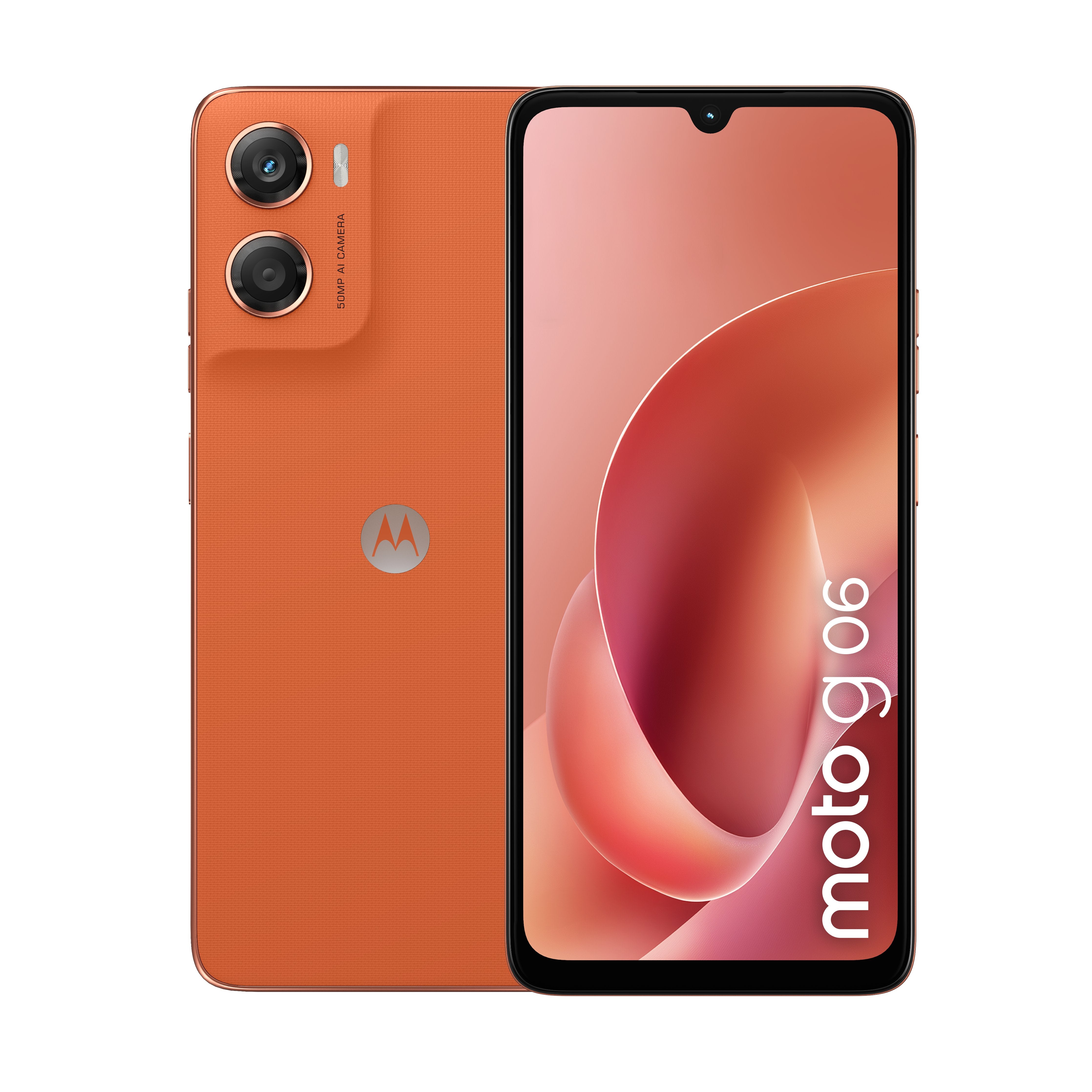 EAN 0840493605234 - Motorola moto g06 17,5 cm (6.88") SIM doble Android 15 4G USB Tipo C 4 GB 256 GB 5200 mAh Naranja imagen 2