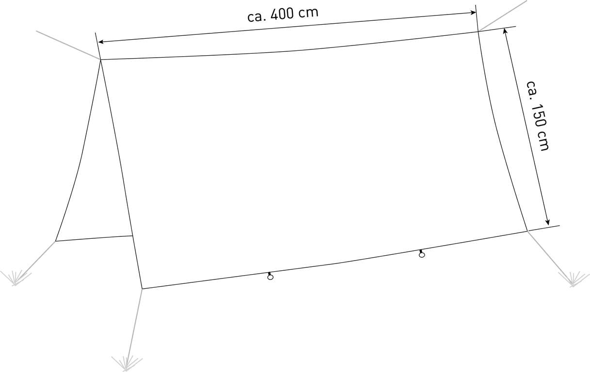Toldo Verde Amazonas Traveller Tarp Xxl, Az-3080013