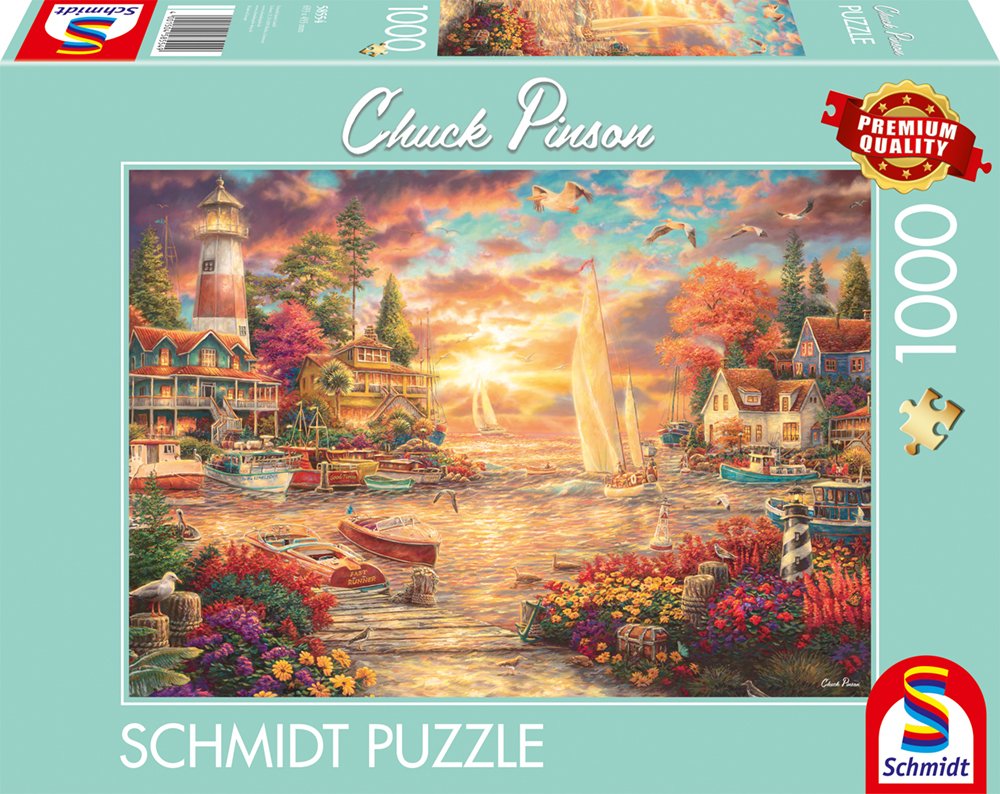Juegos Schmidt Chuck Pinson: Morning Silence On The Lake, Rompecabezas 1000 Partes 58554