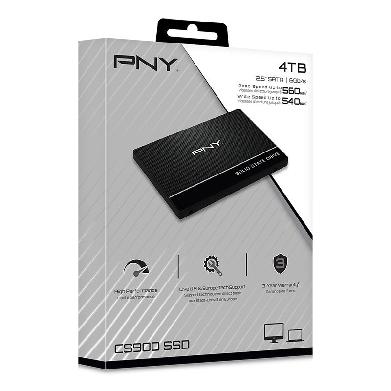 EAN 0751492640297 - PNY SSD7CS900-4TB-RB unidad de estado sólido 2.5" Serial ATA III imagen 4
