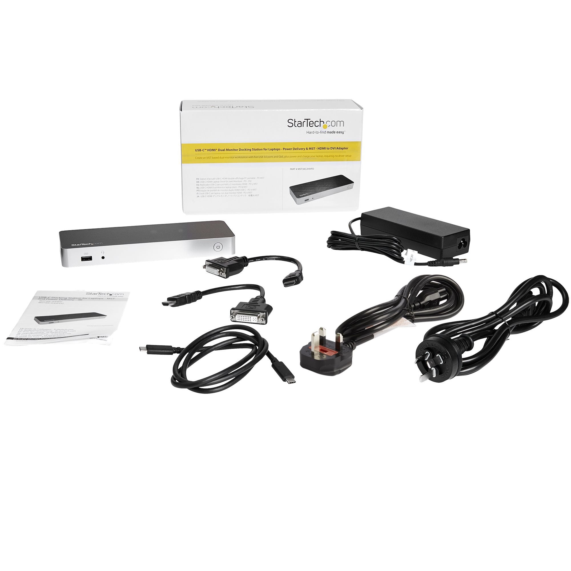 EAN 0065030872690 - StarTech.com MST30C2HHPDU base para portátil y replicador de puertos Alámbrico USB 3.2 Gen 1 (3.1 Gen 1) imagen 8