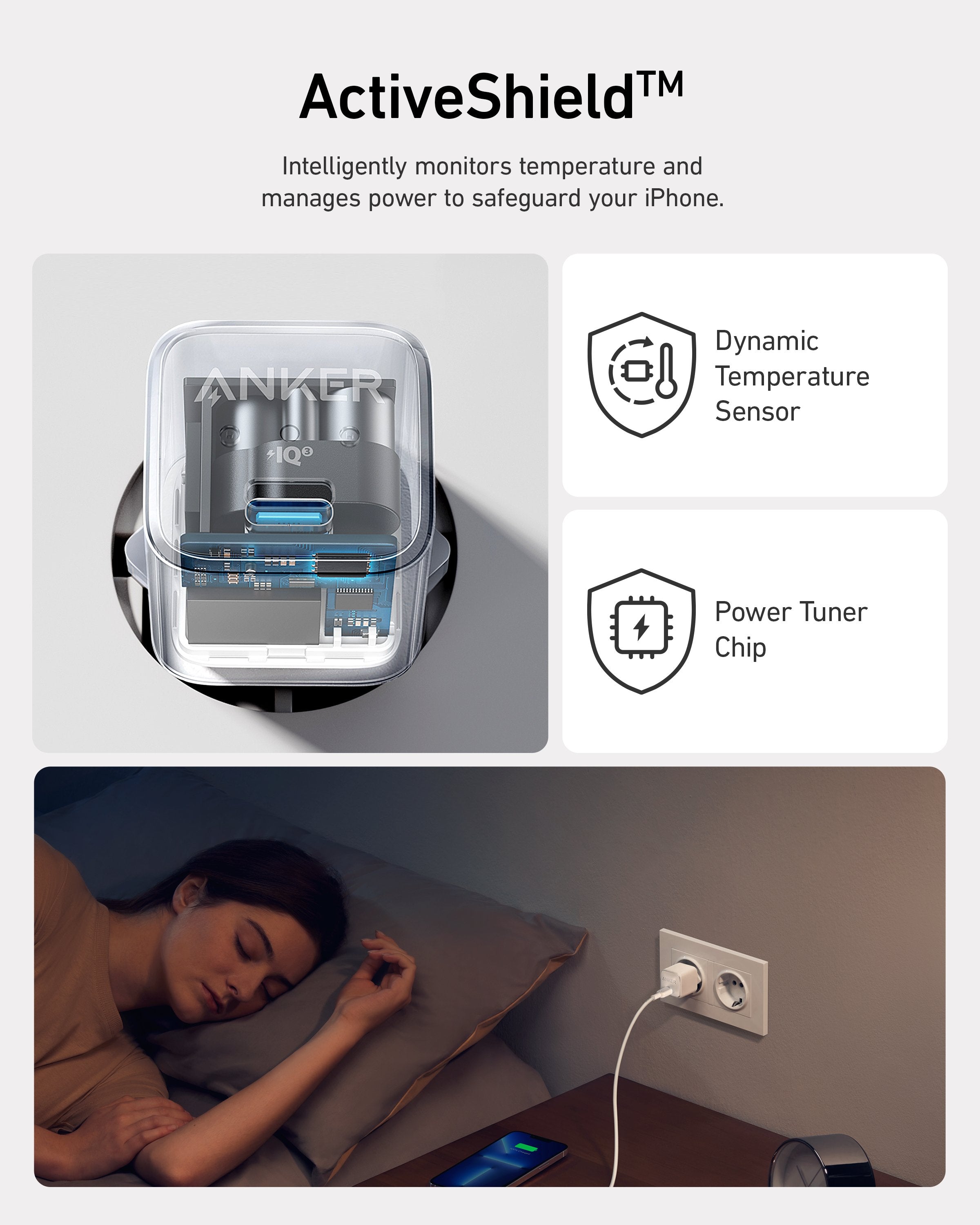 EAN 194644125646 - Anker 511 Charger (Nano Pro) offline only Teléfono móvil, Tableta Blanco USB Carga rápida Interior imagen 2