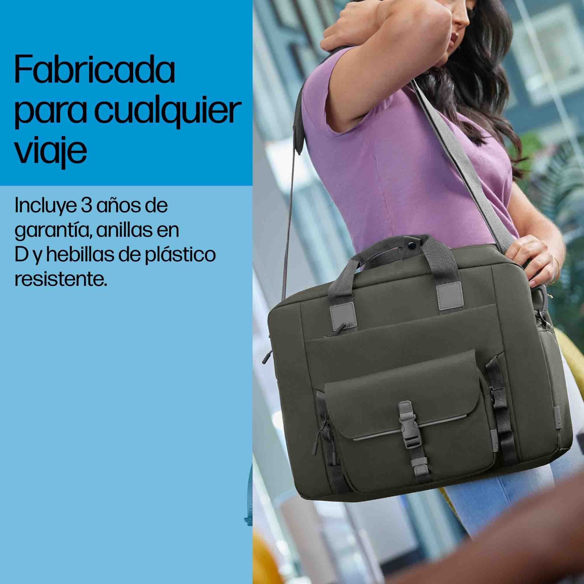 EAN 0197961660296 - HP 15.6 Modular Laptop Bag 39,6 cm (15.6") Bandolera Verde, Gris imagen 8
