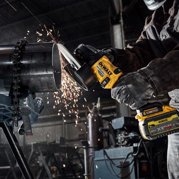 Dewalt Akku-Winkelschleifer Dcg440n, 180mm, 54volt (Amarillo/Negro, Ohne Akku Und Ladegerät) Dcg440n-Xj