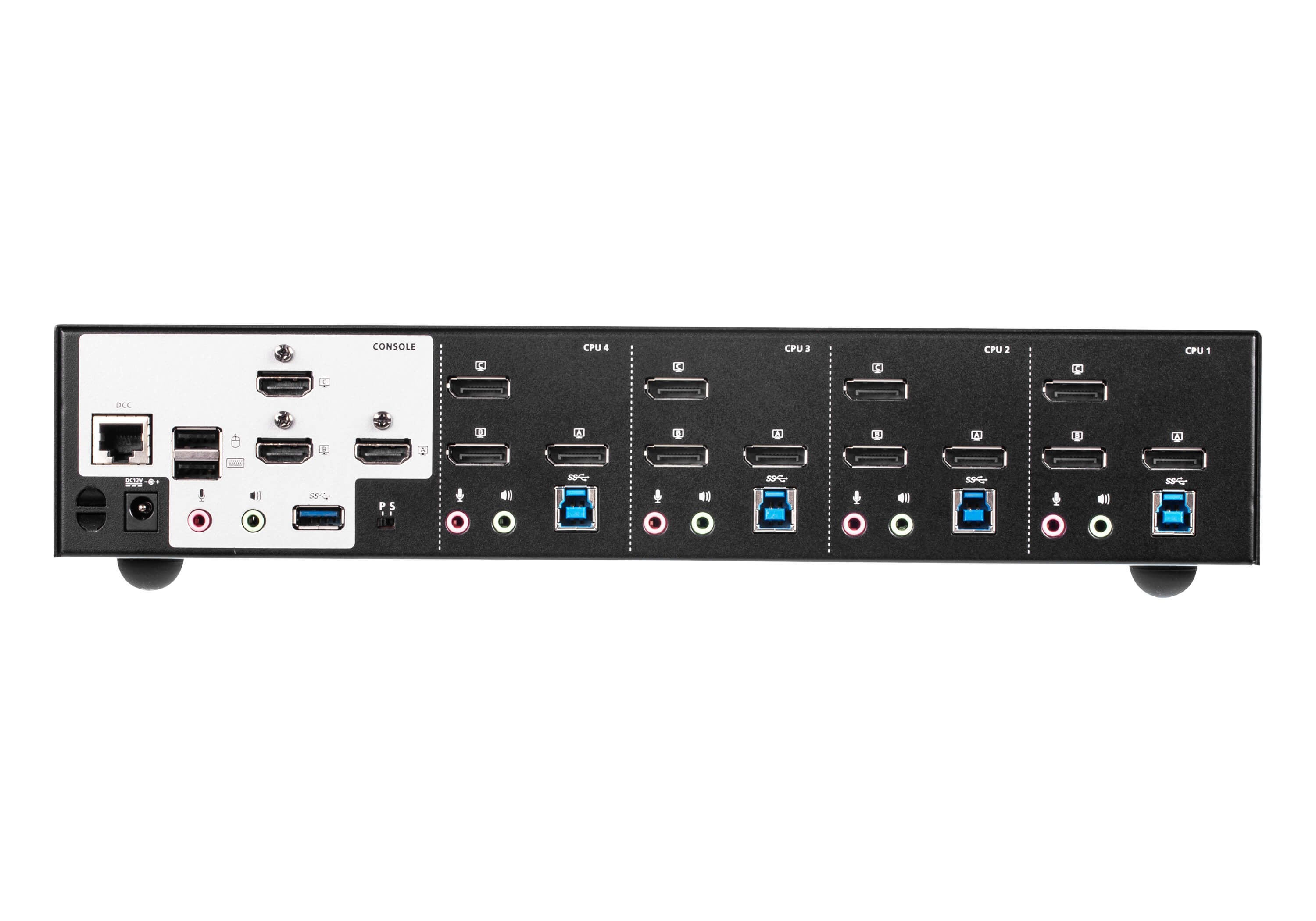 Aten Cs1964 4 Puertos Usb 3.0 4k Displayport Triple Pantalla Kvmp, Conmutador Kvm Cs1964