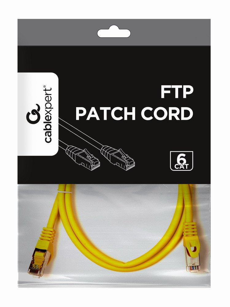 EAN 8716309101646 - Gembird PP6-1M/Y cable de red Amarillo Cat6 F/UTP (FTP) imagen 2