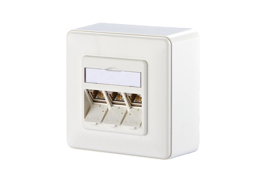 Caja De Conexiones Btr E-Datmodul Tia / Eia Cat.6a 3x8 (8) Ap Puro.