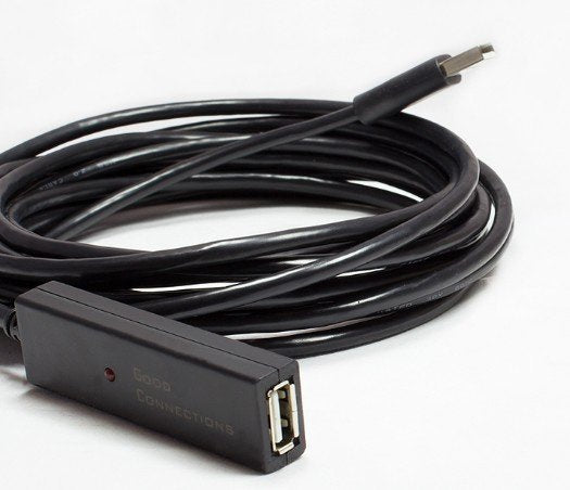 Good Connections Usb 2.0 An Usb-A Buchse Aktiv Cu 10m Schwarz