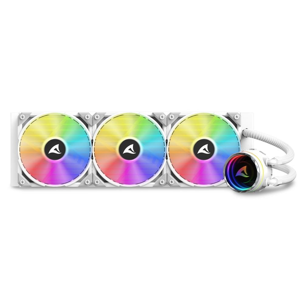 EAN 4044951038619 - Sharkoon S90 Procesador Sistema de refrigeración líquida todo en uno 12 cm Blanco 1 pieza(s) imagen 9