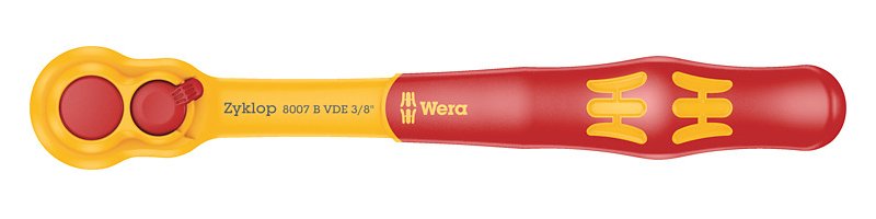 Wera 8007 B Vde Llave De Tubo 1 Pieza(S), Carraca Rojo/Amarillo, Llave De Tubo, 1 Pieza(S), Acero Inoxidable, Con Forma De L, De Plástico, Acero, Ce