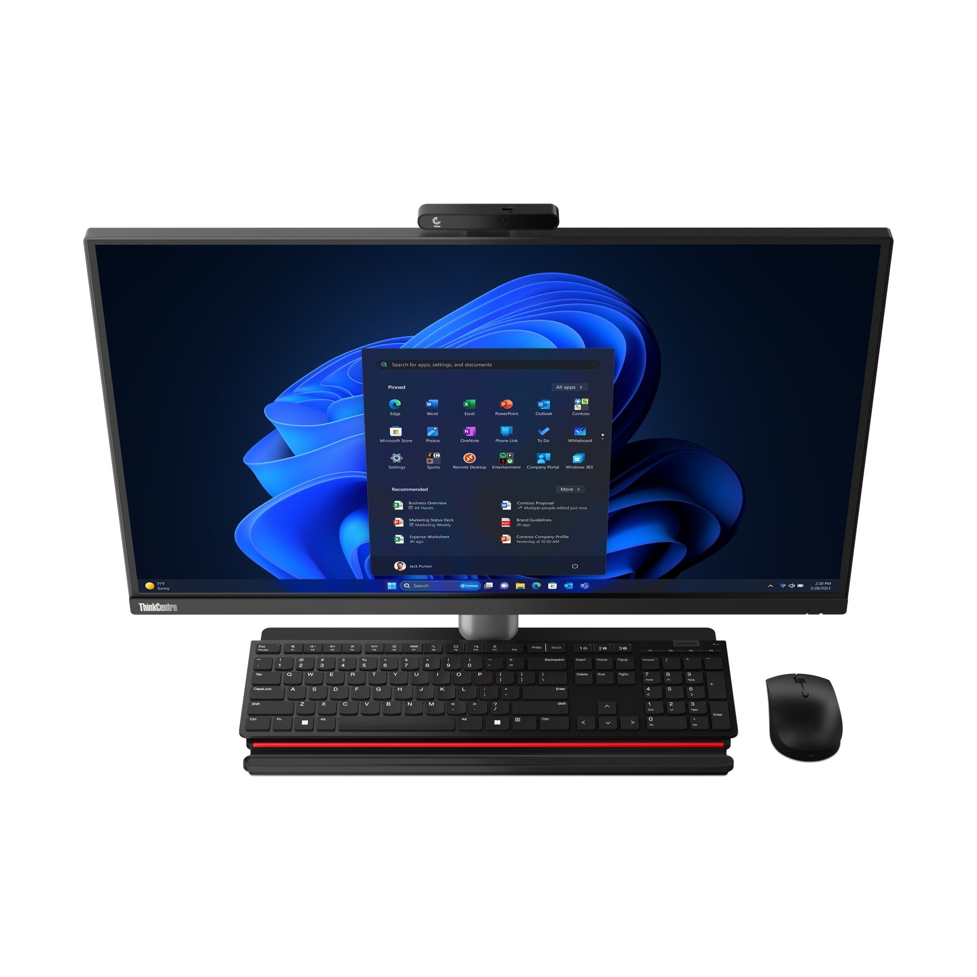 EAN 197532890541 - Lenovo ThinkCentre M90a Pro Gen 4 Intel® Core™ i7 i7-13700 68,6 cm (27") 2560 x 1440 Pixeles PC todo en un imagen 16