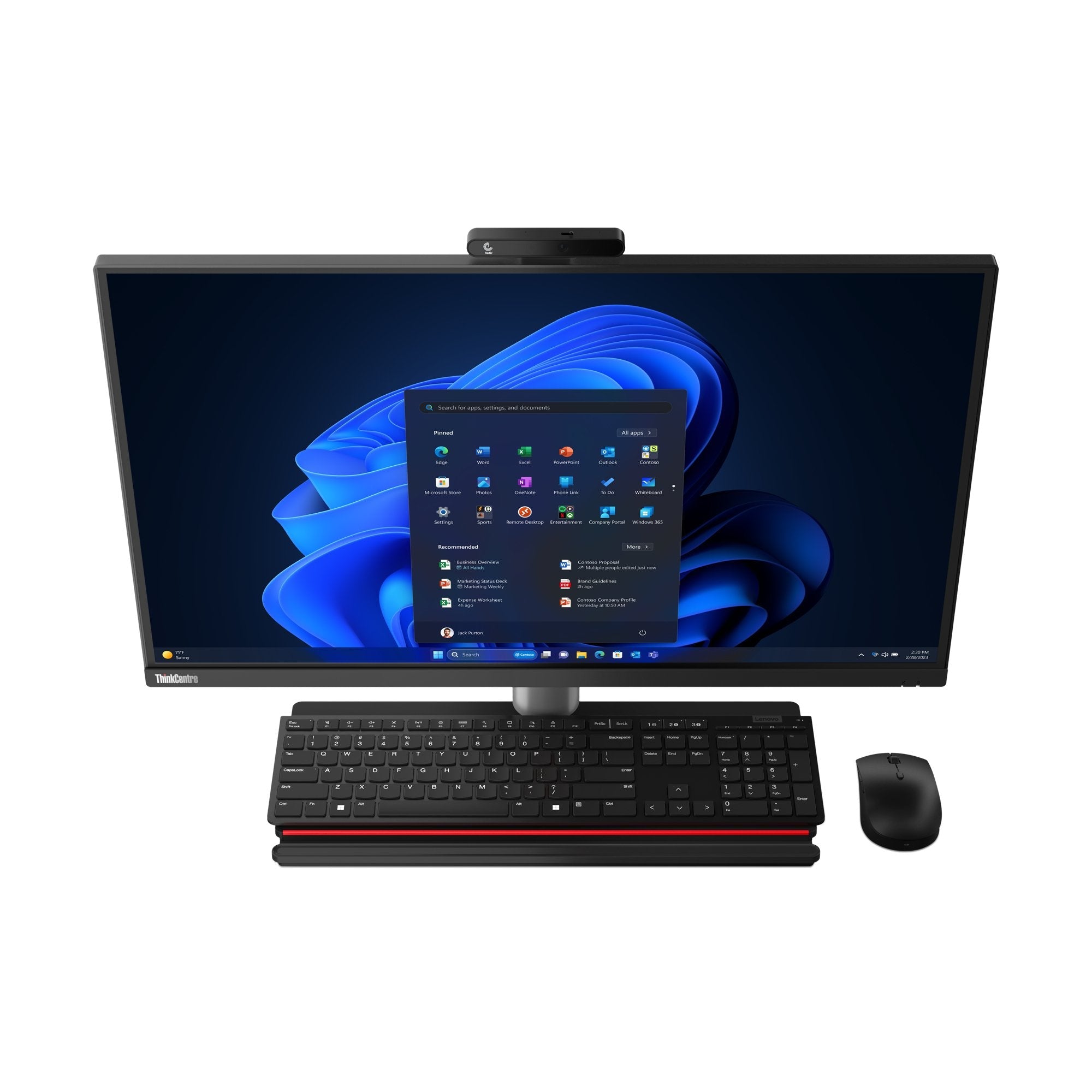 Komputer All-In-One Thinkcentre M90a Pro G4 12jm001tpb W11pro I7-13700/16gb/512gb/Rtx 4050 6gb/27.0 Qhd/Black/Dvd/Vpro/3yrs Os + 1yr Premier