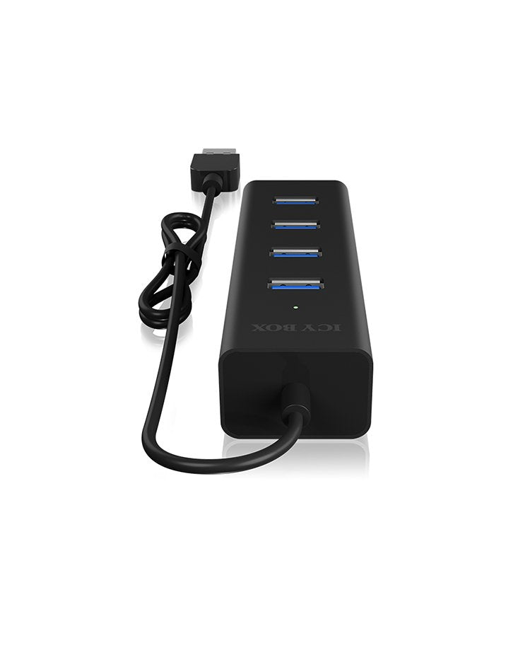 EAN 4250078165873 - ICY BOX IB-HUB1409-U3 USB 3.2 Gen 1 (3.1 Gen 1) Type-A 5000 Mbit/s Negro imagen 6