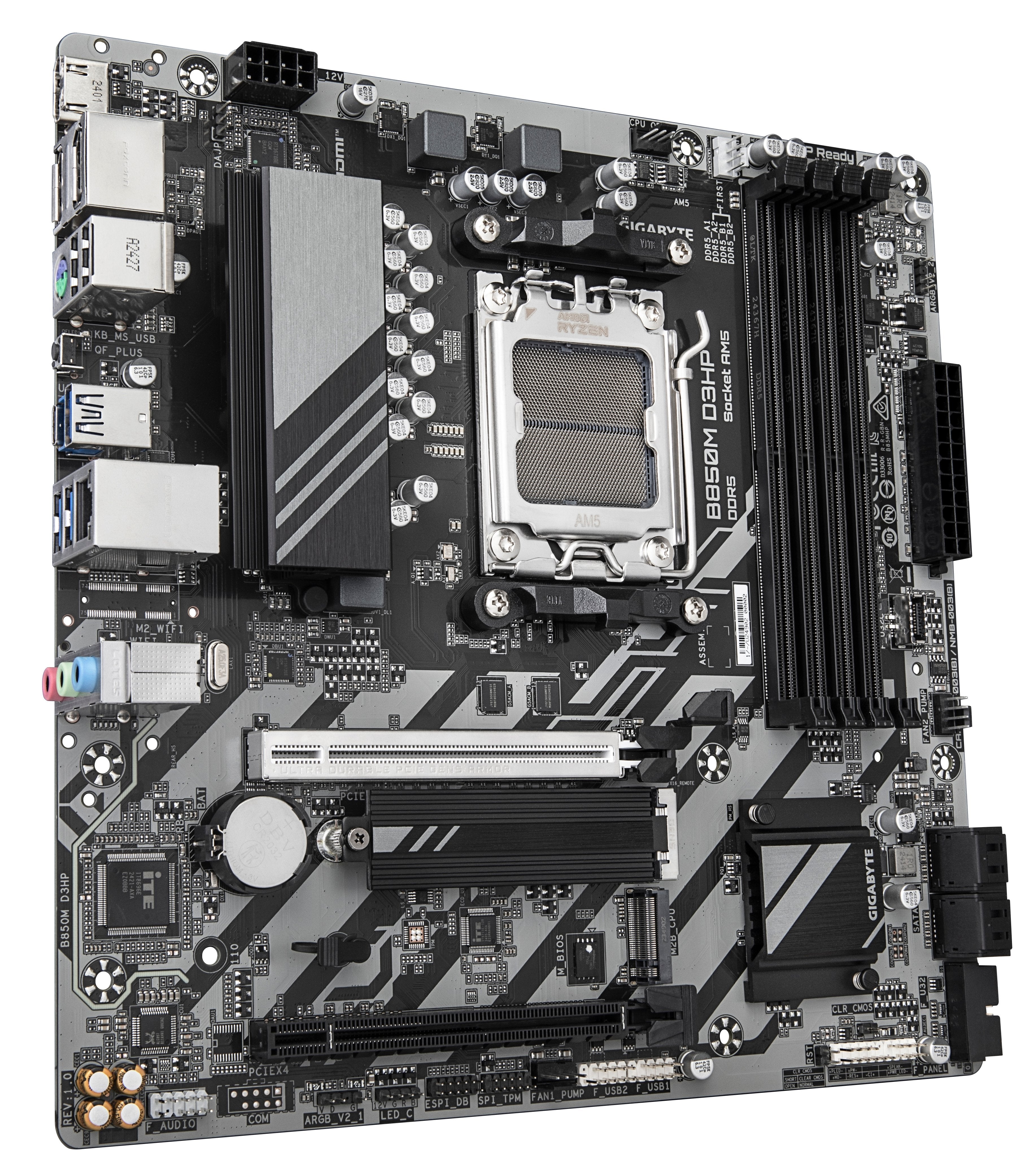 Placa Base B850m D3hp Gigabyte Amd Am5/ Ddr5/ Amd B850/ Hdmi, 2xdisplayport/ Microatx