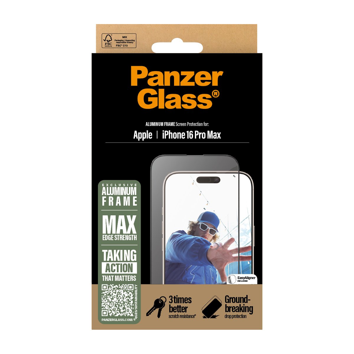EAN 5715685002281 - PanzerGlass PG Scrn Alu Frame iPhone 16P 6.9Inch UWF imagen 3