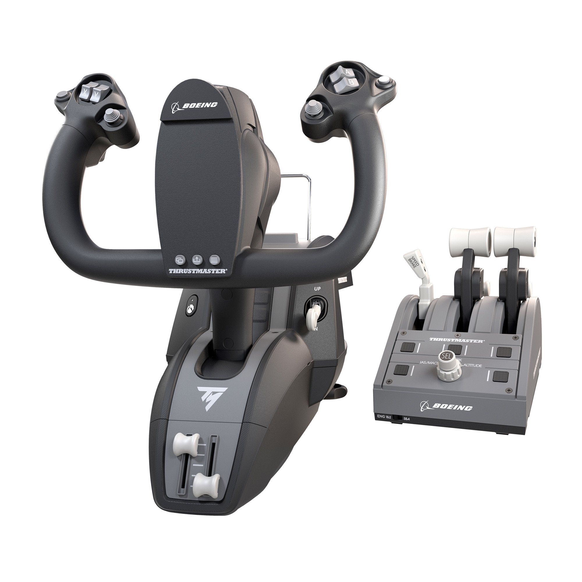 EAN 3362934403065 - Thrustmaster TCA Yoke Pack Boeing Edition Negro, Gris USB Panel de mandos tipo máquina recreativa PC, Xbo imagen 1