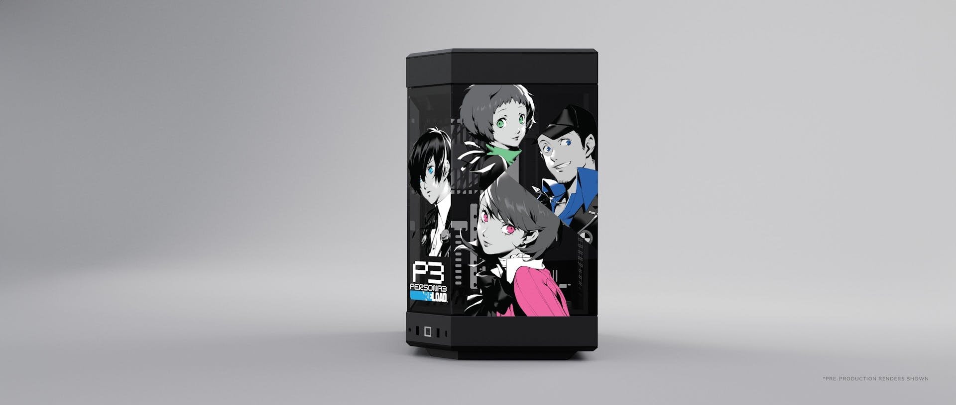 Caja Hyte Y60 Persona 3 Reload Bundle, Multicolor, Vidrio Templado Cs-Hyte-Y60-P3r